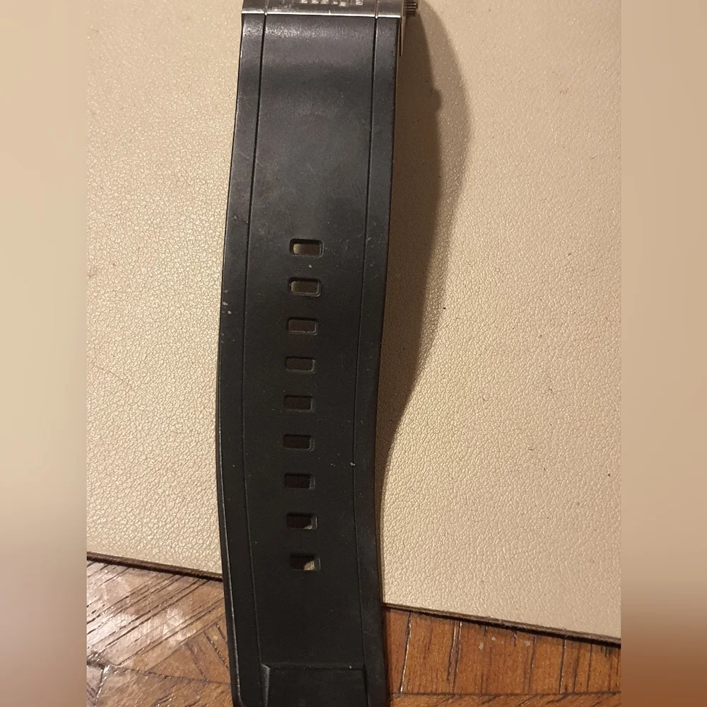 Vtg Rare Freestyle Designed By Shane Dorian Silver/Black Men's Tank Watch